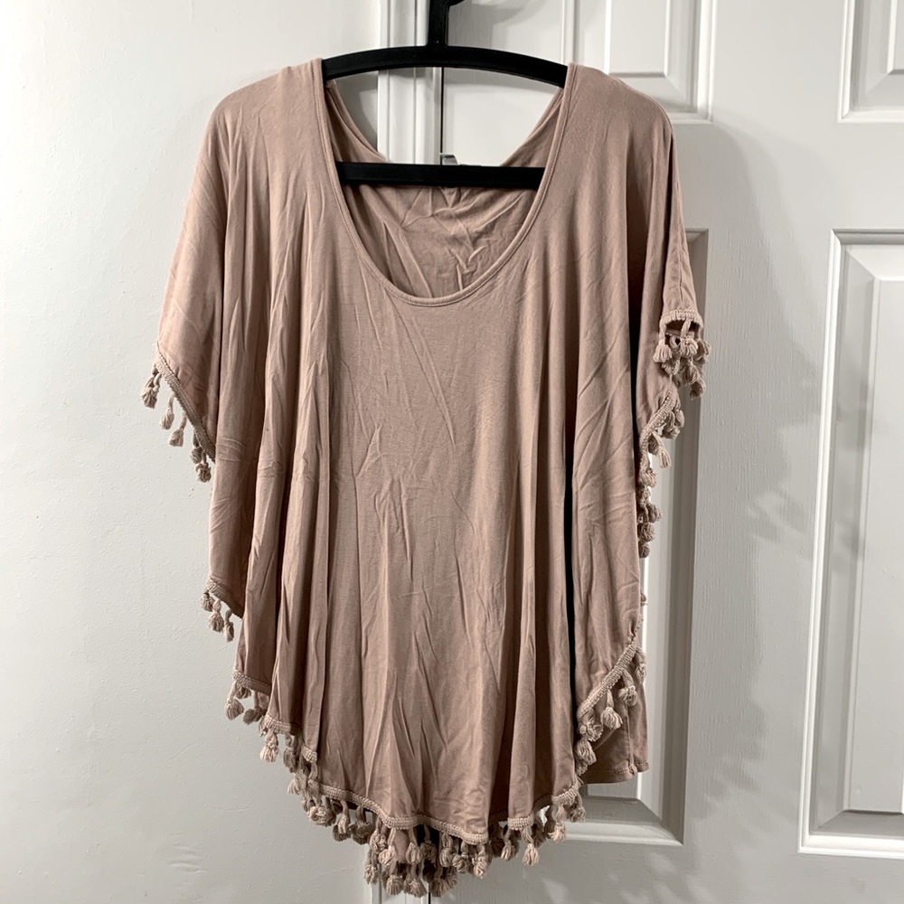 Poncho top from Anthropologie